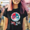 Philadelphia Phillies All Season And Philadelphia Eagles On Sundays Circle Logo T Shirt