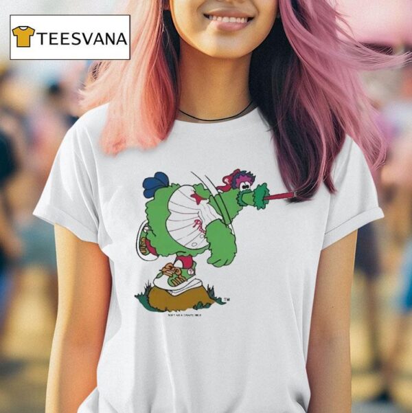 Philadelphia Phillies Phillie Phanatic Phillies Pitching Masco T Shirt