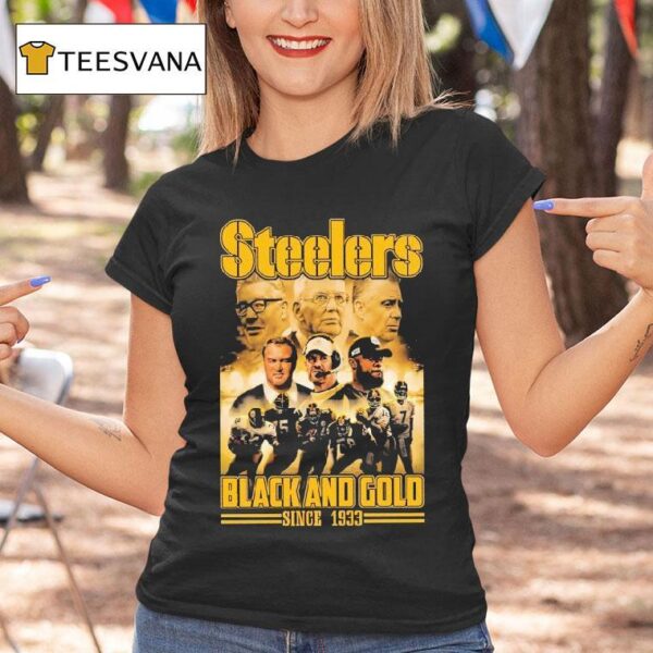 Pittsburgh Slers Black And Gold Since T Shirt