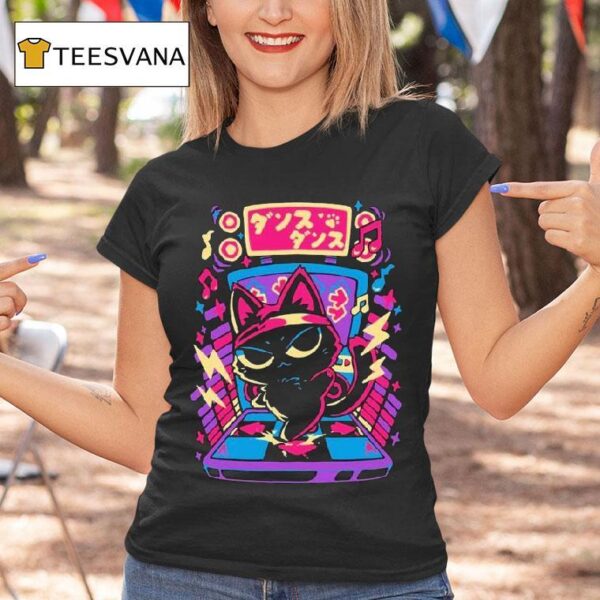 Pixel Eyebat Cat Cat Revolution T Shirt