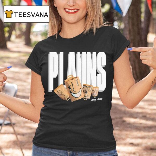 Plaiins Happy Faces T Shirt