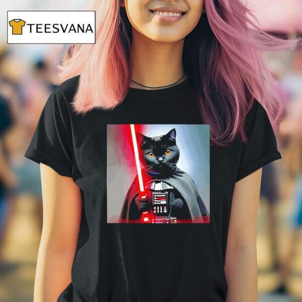 Planet Cat Vader Star Wars T Shirt