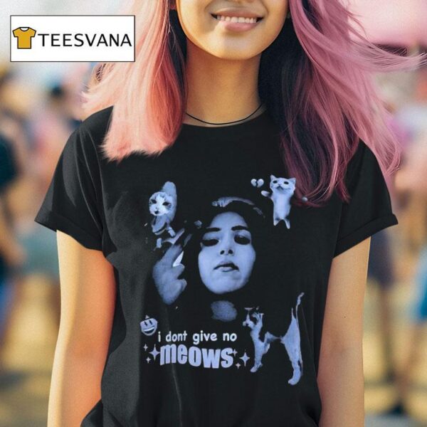 Pokimane X Ebiko Poki I Don T Give No Meows T Shirt