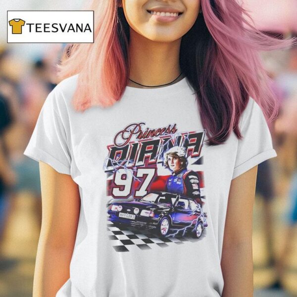 Princess Diana Racing Lightning T Shirt