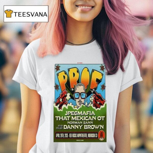 Prof April Th Red Rocks Amphitheatre Morrison Co Show T Shirt