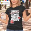 Punkandyo Security Staff Only Catering Gardening Counselor Human Resource Neighbourhood Watch Liquid Fuego T Shirt