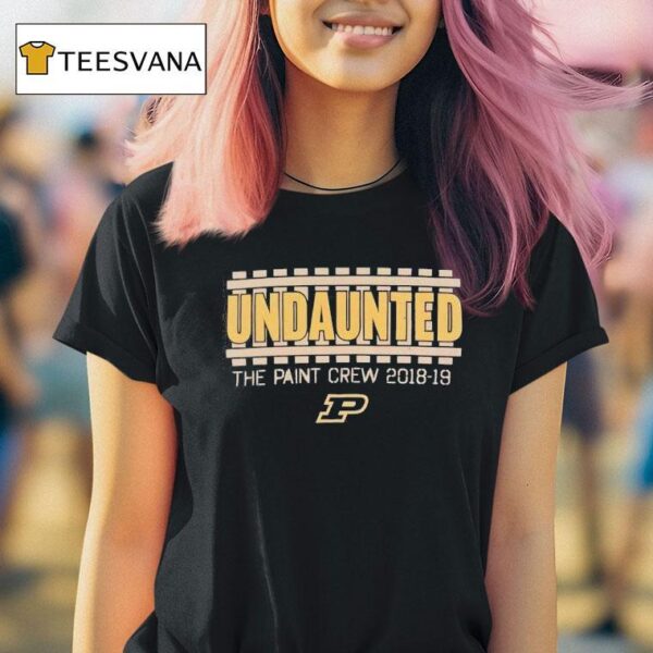 Purdue Boilermakers Undaunted The Paint Crew T Shirt