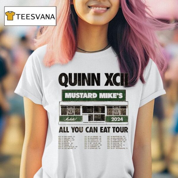 Quinn Xcii Mustard Mike S All You Can Eat Tour T Shirt