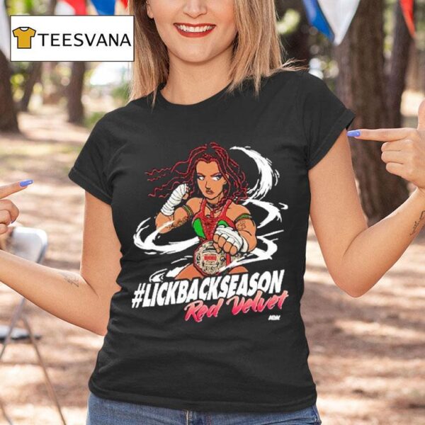 Red Velvet Lickback Season Red Velvet Aew T Shirt
