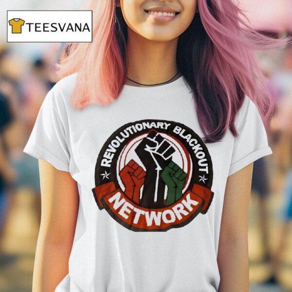 Revolutionary Blackout Network Logo T Shirt