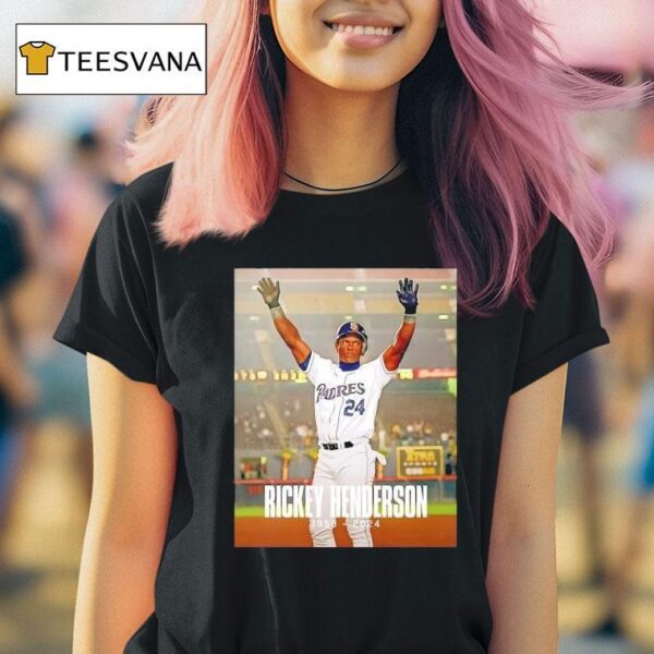 Rickey Henderson Thank You T Shirt
