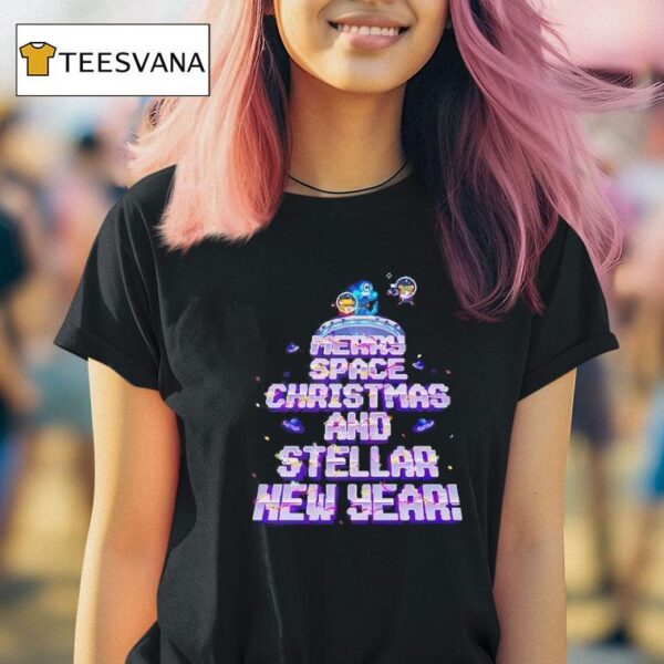 Rollercoin Space Christmas And Stellar New Year T Shirt