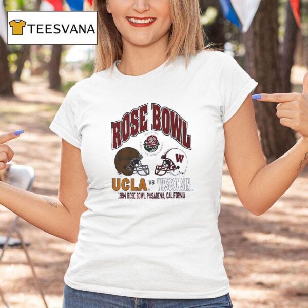 Rose Bowl Ucla Bruins Vs Wisconsin Badgers Football Vintage T Shirt