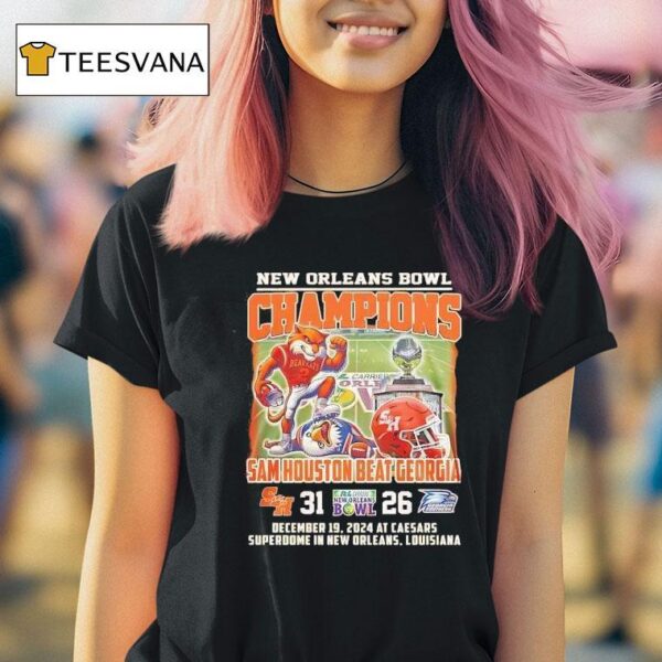 Sam Houston Bearcats New Orleans Bowl Champions T Shirt