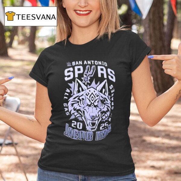 San Antonio Spurs Jacob Fam All Gas T Shirt
