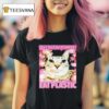 Save The Environment Eat Plastic Cat Cute Silly Kitty Meme T Shirt