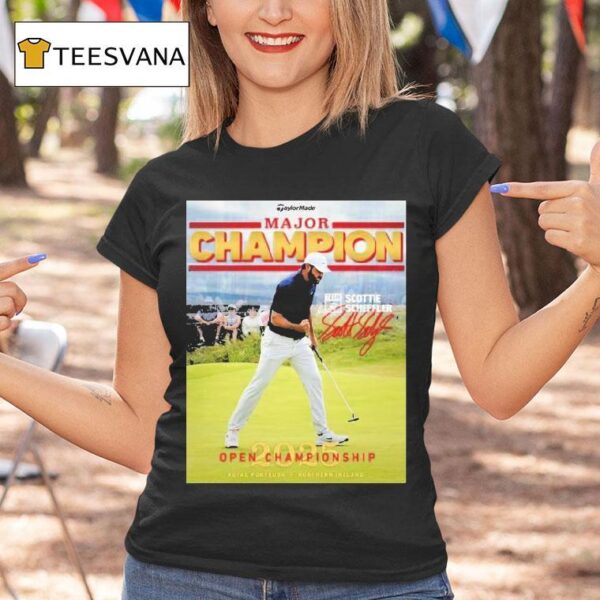 Scottie Scheffler Claimed Second Major Of The Season Is Champion Golfer Of The Year T Shirt