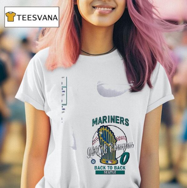 Seattle Mariners Mlb Champions Hardwood Classics Champions Vintage T Shirt