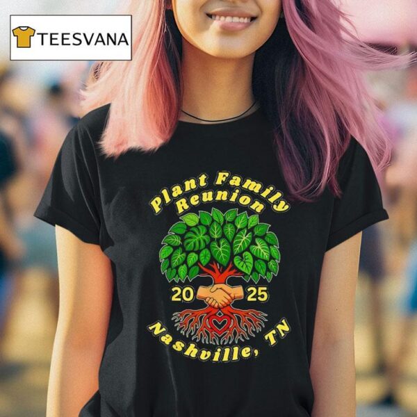 Shake Hand Plant Family Reunion T Shirt