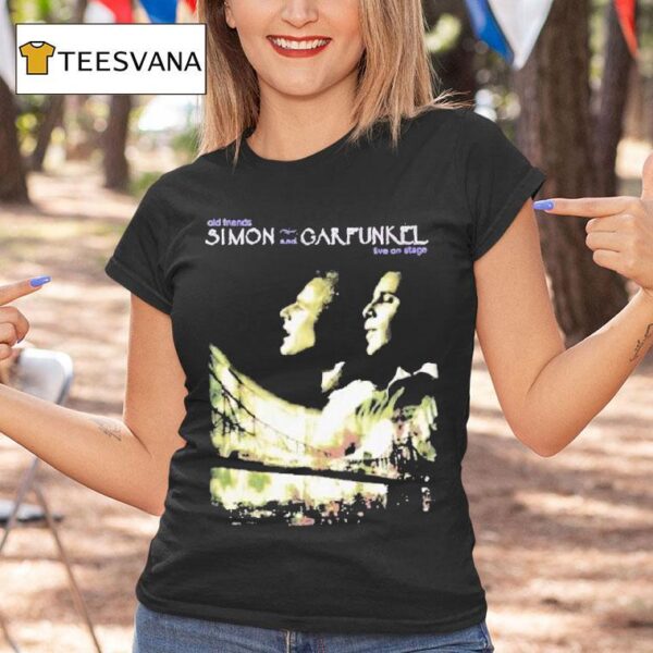 Simon Garfunkel Old Friends Tour Live On Stage T Shirt