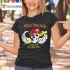 Skull Wings Kill Em All Let God Sort Em Ou T Shirt