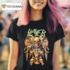 Slayer Farewell Tour Dates Skull Throne T Shirt
