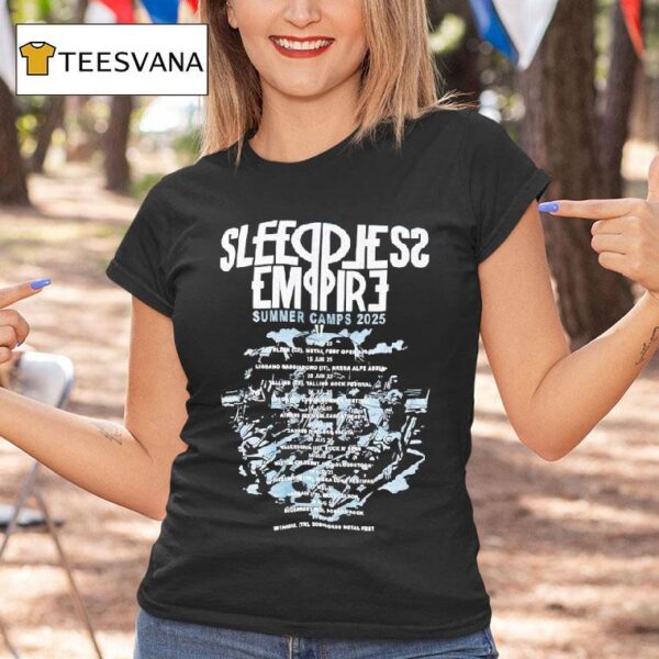 Sleepless Empire Summer Camps Tour T Shirt