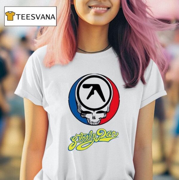 Sly Dan Aphex Twin In Grateful Dead Logo T Shirt