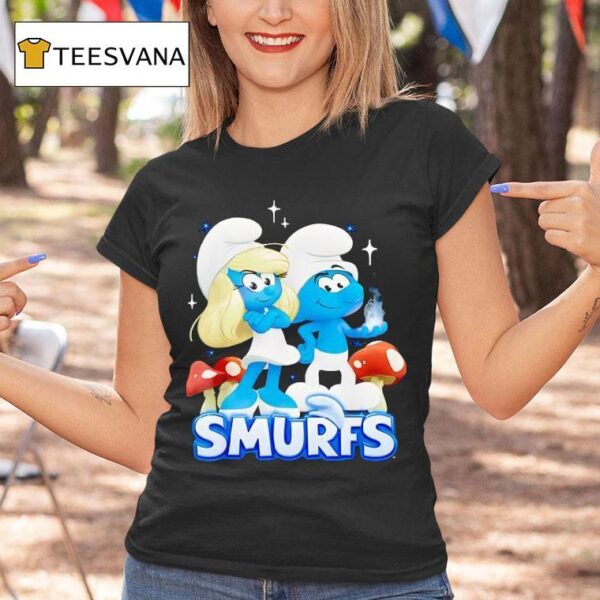 Smurfs Movie Cartoon Characters T Shirt