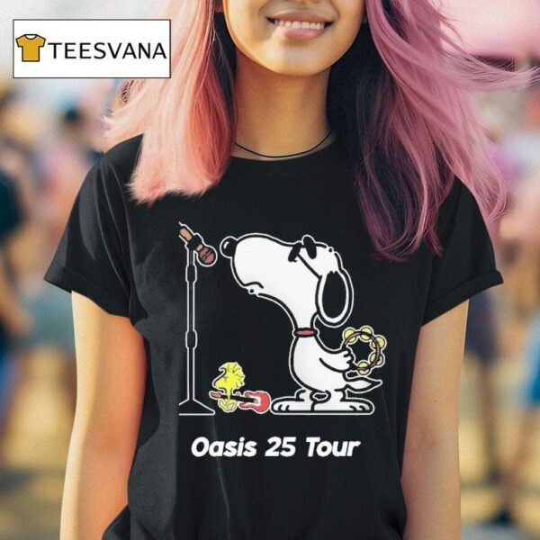 Snoopy Rock Band Manchester Britpop Live Tour T Shirt