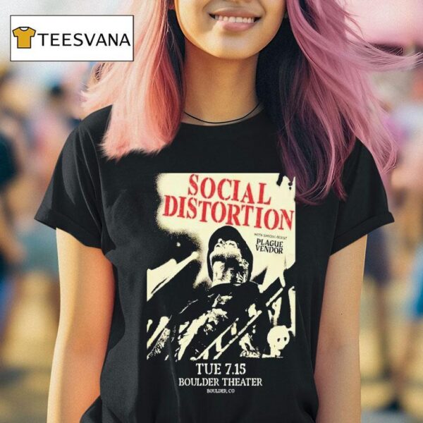 Social Distortion Jul In Boulder Co T Shirt