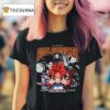 Son Goku Prince Vegeta The Strongest Fusion Angel Born In Hell The Saiyans They Re Here I Am They We Are One Unfortunately For You T Shirt