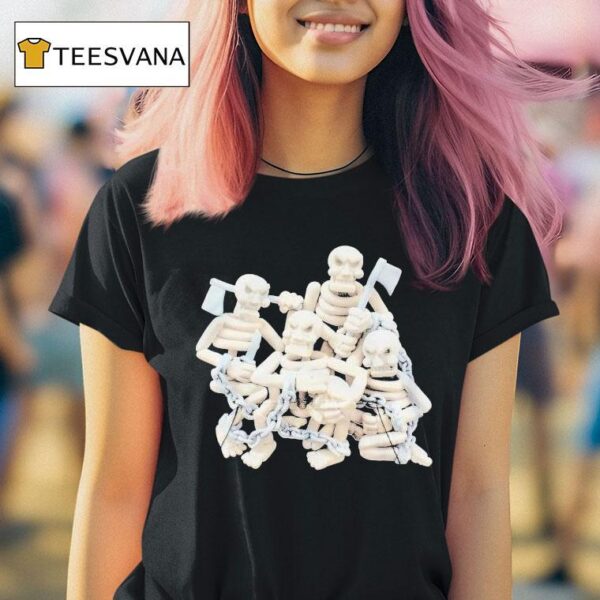 Spooky Woods Skeleton Troop T Shirt