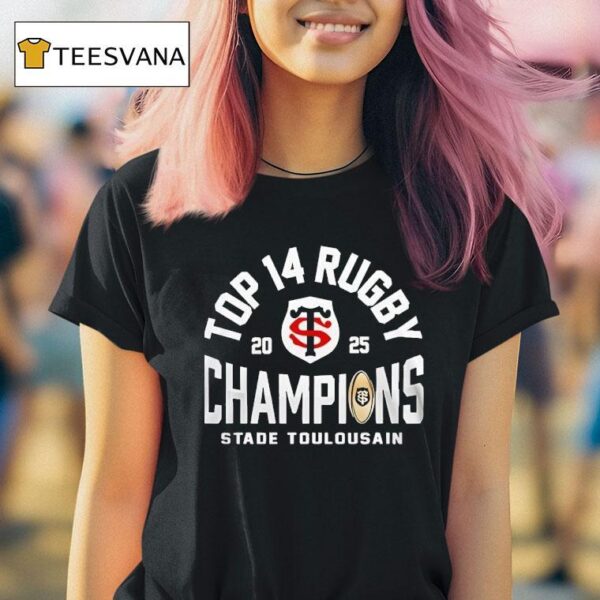 Stade Toulousain Top Rugby Back To Back To Back T Shirt