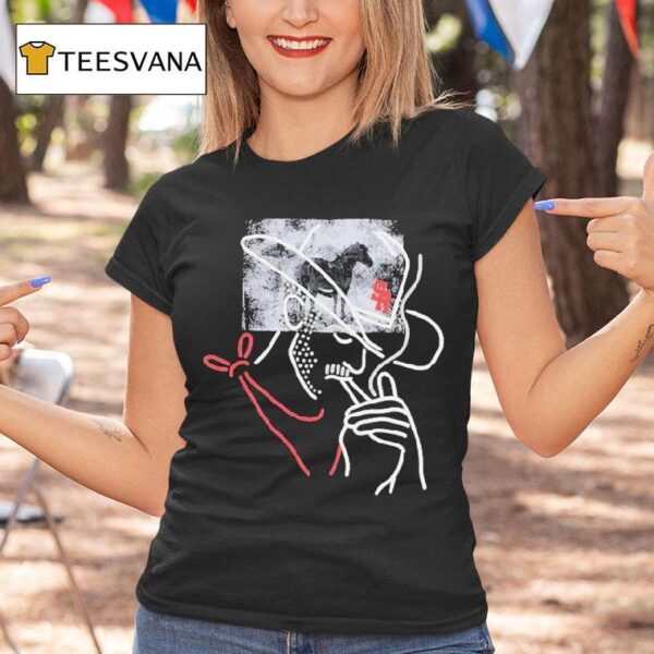 Stevenson Ranch Smoking Cowboy Horse T Shirt