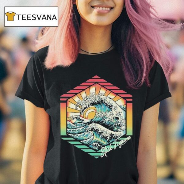 Stick Figure Riptide Waves T Shirt