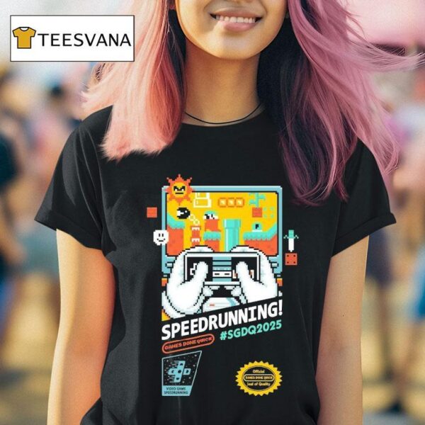 Summer Games Done Quick Sgdq Games Done Quick Speedrunning T Shirt