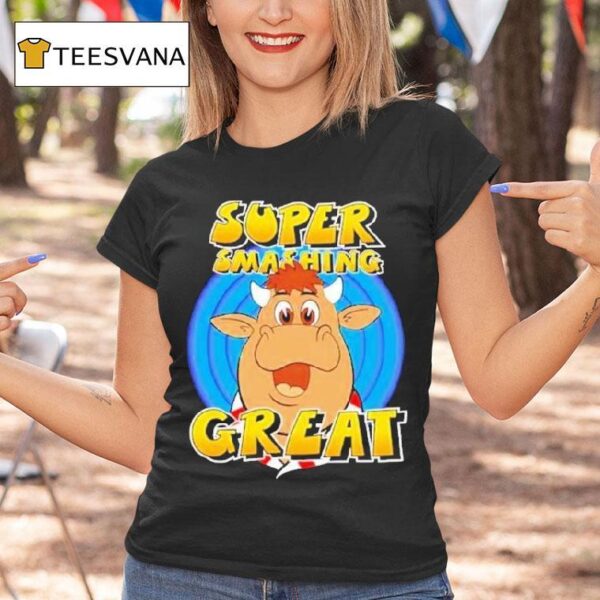 Super Smashing Great Bullseye Tv Cartoon T Shirt