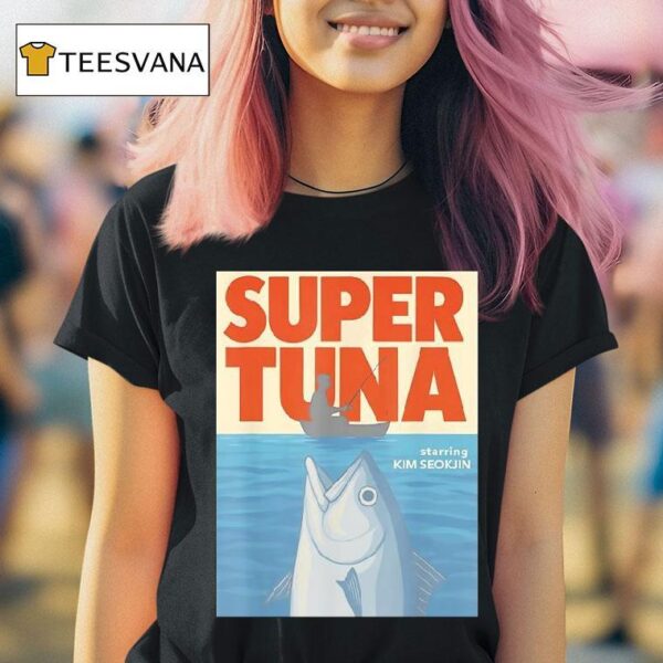 Super Tuna Starring Kim Seokjin Style Jaws T Shirt