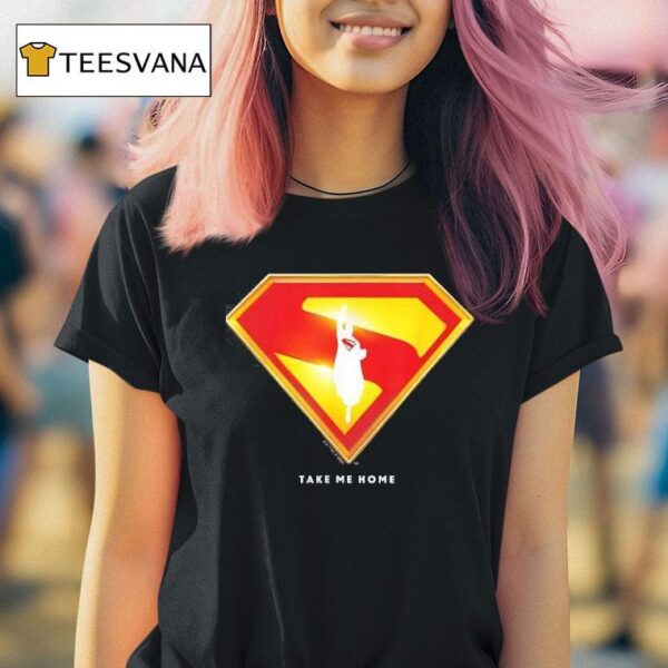 Superman Movie Take Me Home Shield T Shirt