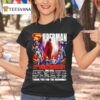 Superman Th Anniversary Signatures Thank You For The Memories T Shirt