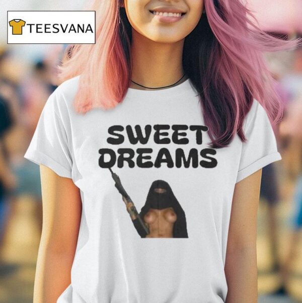 Sweet Dreams Gun Girl T Shirt
