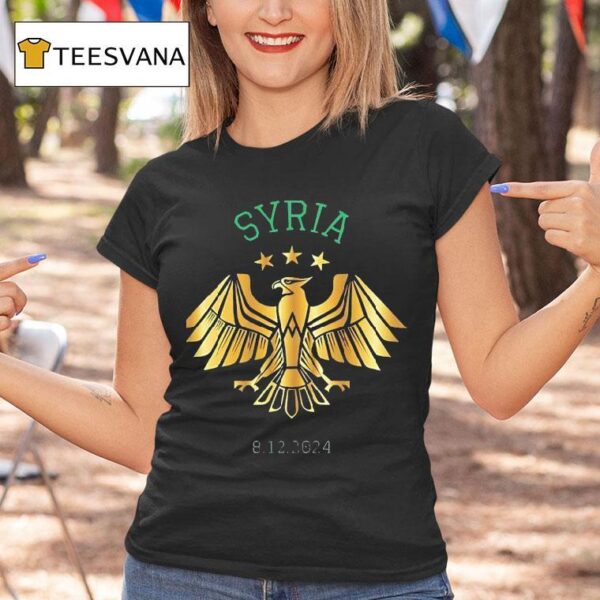 Syria Eagle Golden T Shirt