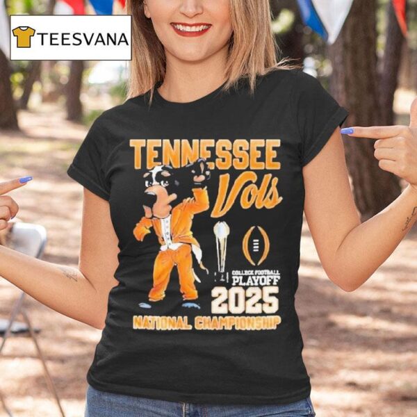 Tennessee Volunrs Are All In National Championship College Football Playoff Masco T Shirt