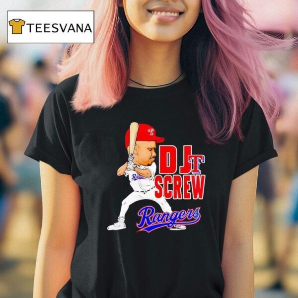 Texas Rangers Dj Screw Baseball T Shirt