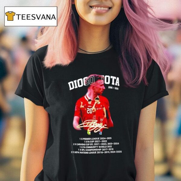 Thank You For The Memories Rest In Peace Diogo Jota T Shirt