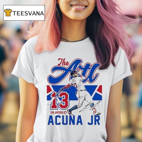 The Atl Ronald Acua Jr City Connect Player Autographed T Shirt