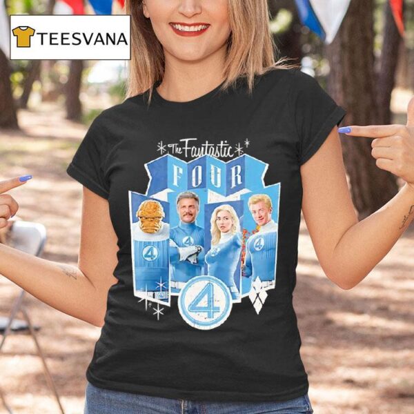 The Fantastic Four Characters Style Team Marvel T Shirt