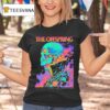 The Offspring Tampa Florida Venue At Midflorida Credit Union Amphitheatre On July Flaming Skeleton Supercharged Worldwide North American Tour T Shirt