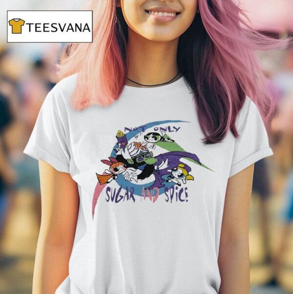 The Powerpuff Girls Not Only Sugar And Spice T Shirt